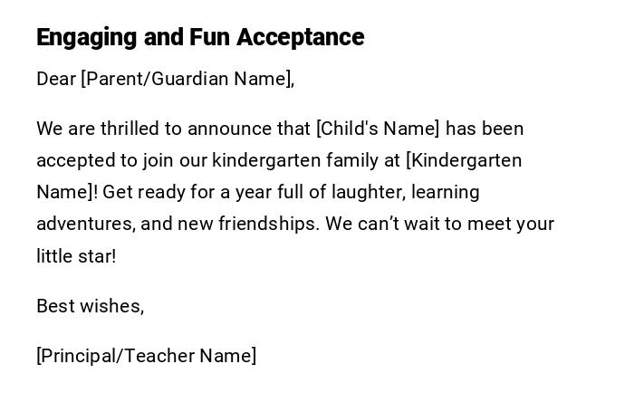 Engaging and Fun Acceptance Engaging and Fun Acceptance