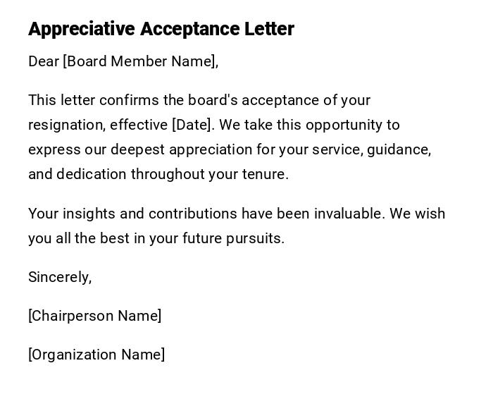 Appreciative Acceptance Letter Appreciative Acceptance Letter