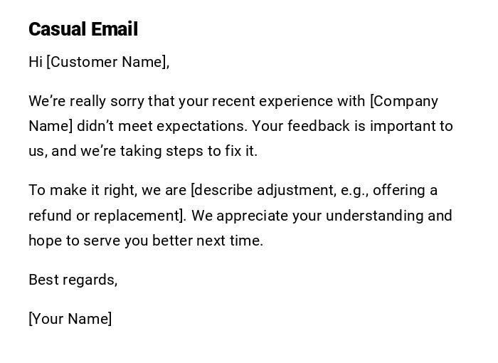 Casual Email Casual Email