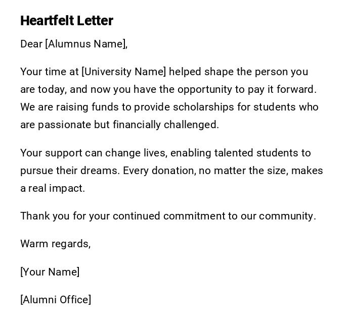 Heartfelt Letter Heartfelt Letter