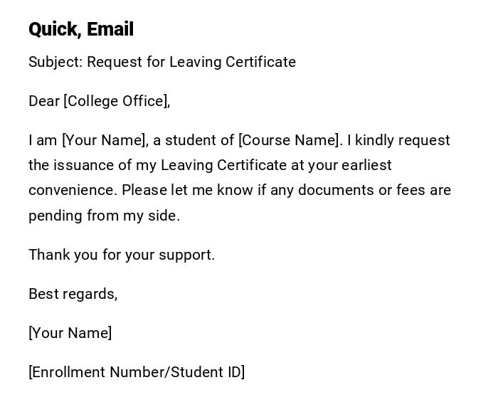 Quick, Email Quick, Email