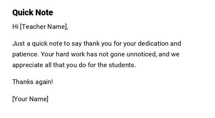 Quick Note Quick Note