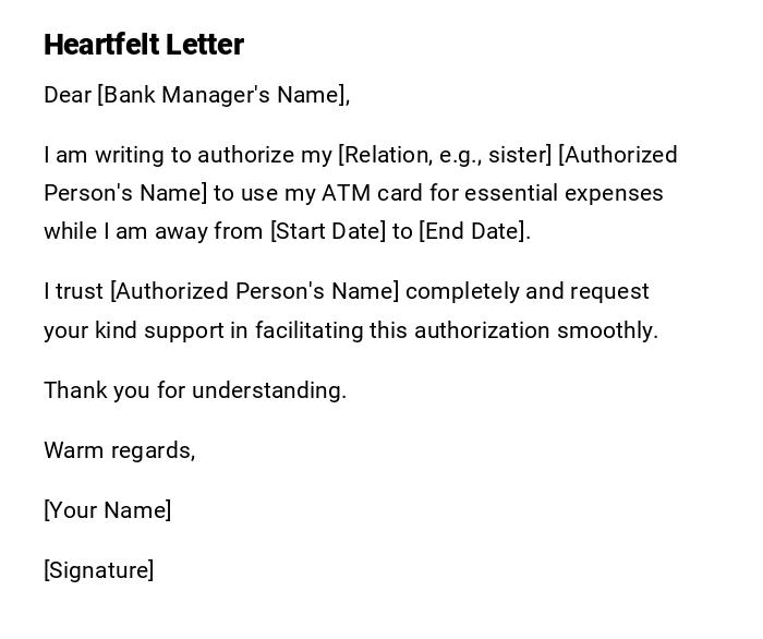 Heartfelt Letter Heartfelt Letter