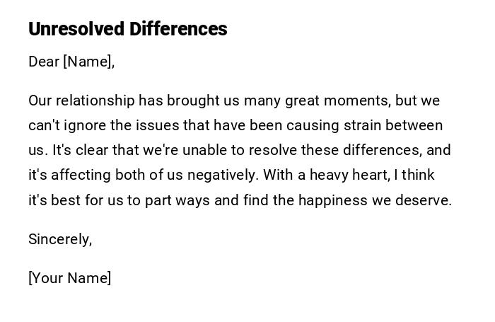 Unresolved Differences