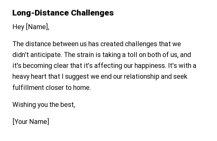 Long-Distance Challenges