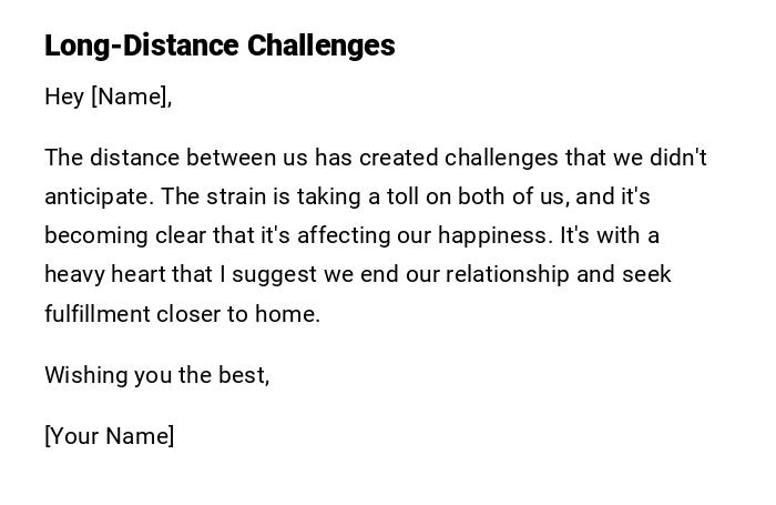Long-Distance Challenges Long-Distance Challenges
