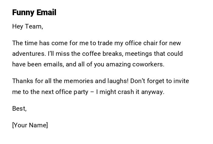 Funny Email Funny Email