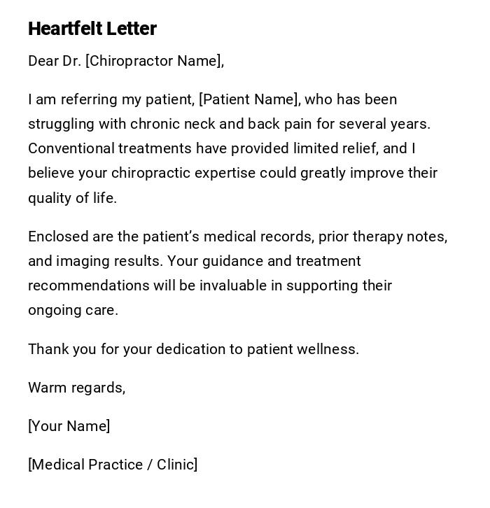 Heartfelt Letter Heartfelt Letter
