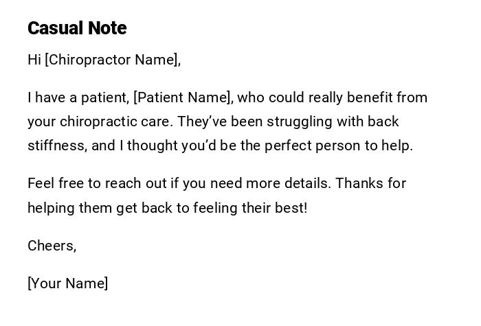Casual Note Casual Note