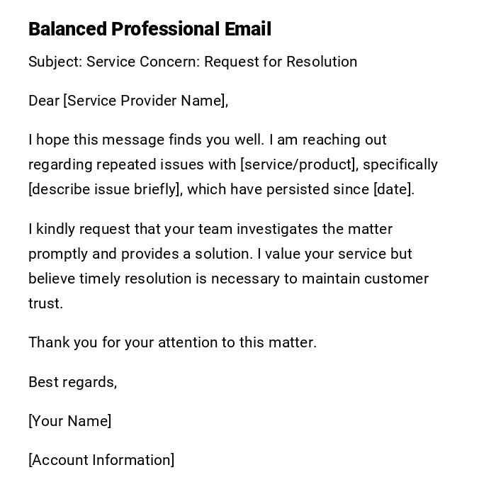 Balanced Professional Email Balanced Professional Email