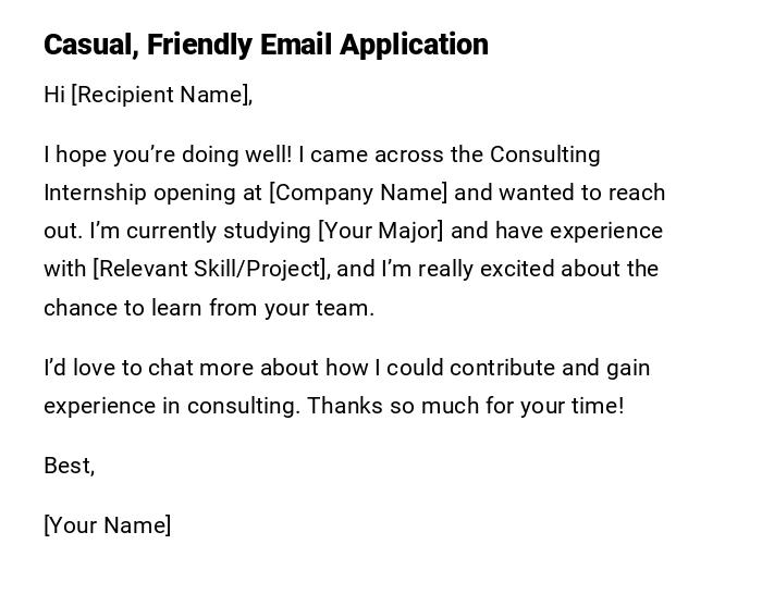 Casual, Friendly Email Application Casual, Friendly Email Application