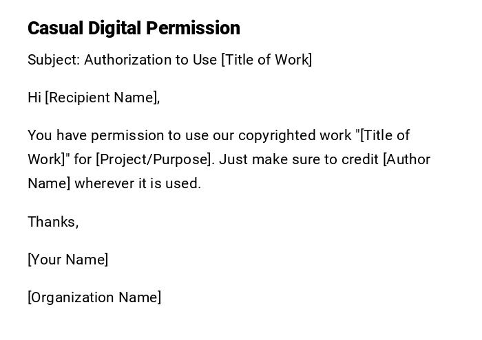 Casual Digital Permission Casual Digital Permission