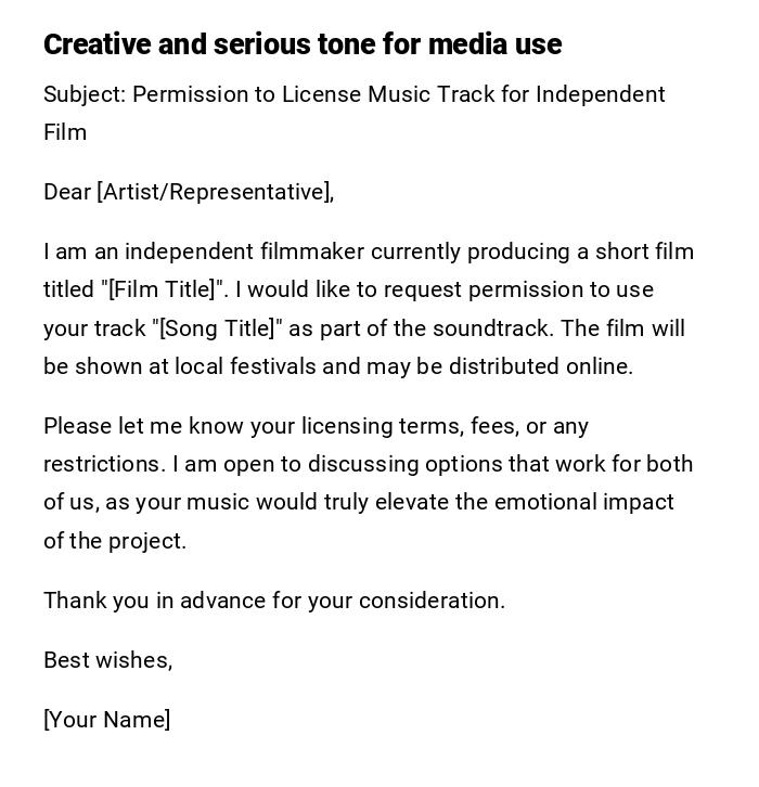 Creative and serious tone for media use Creative and serious tone for media use