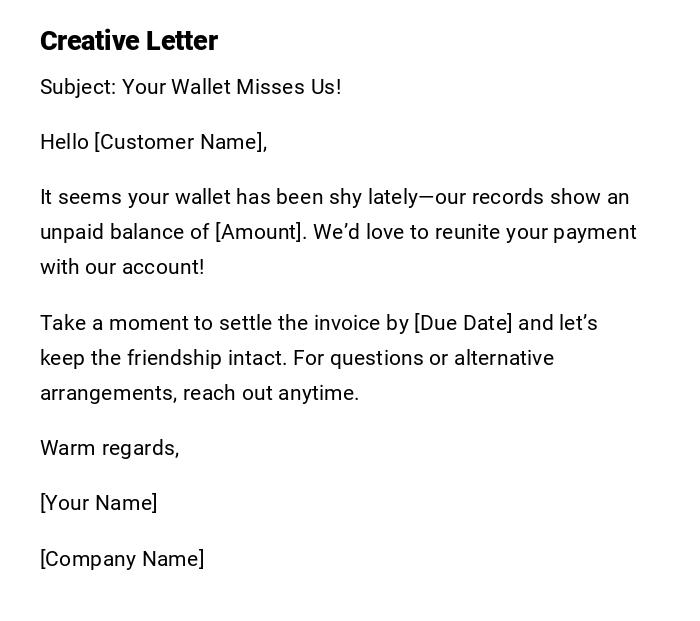 Creative Letter