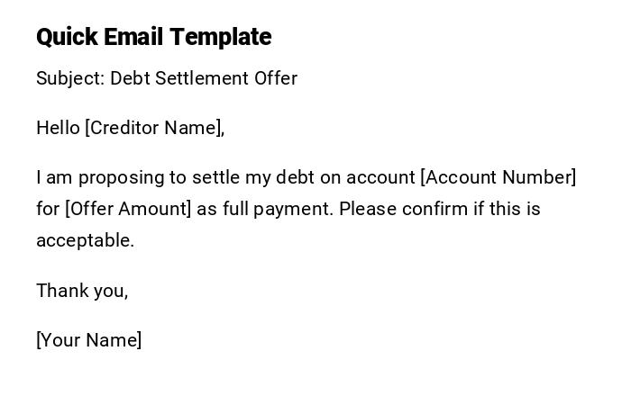 Quick Email Template Quick Email Template