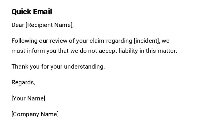 Quick Email Quick Email