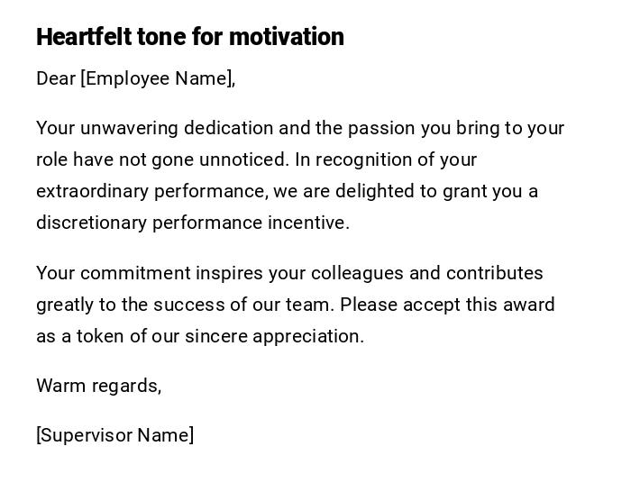 Heartfelt tone for motivation Heartfelt tone for motivation