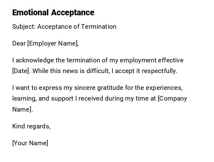 Emotional Acceptance Emotional Acceptance