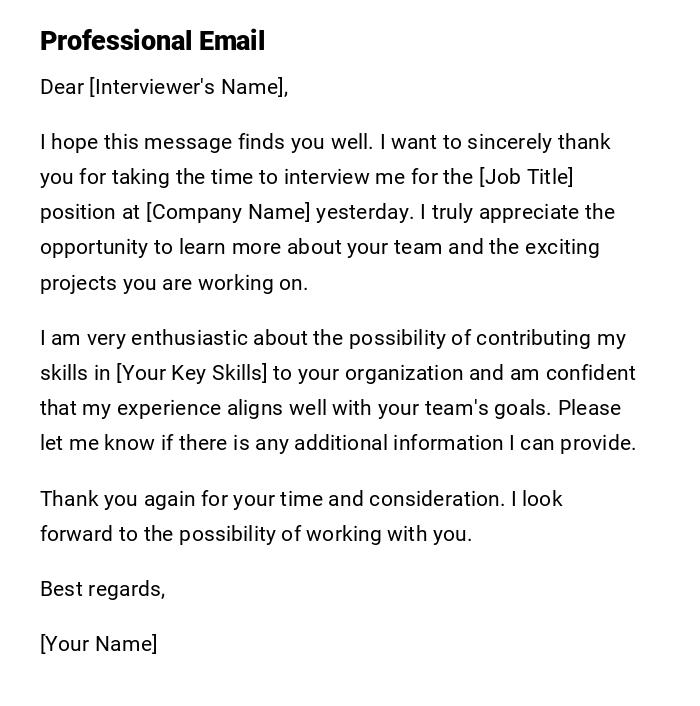 Professional Email Professional Email