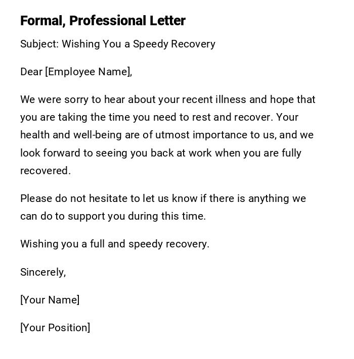 Formal, Professional Letter Formal, Professional Letter