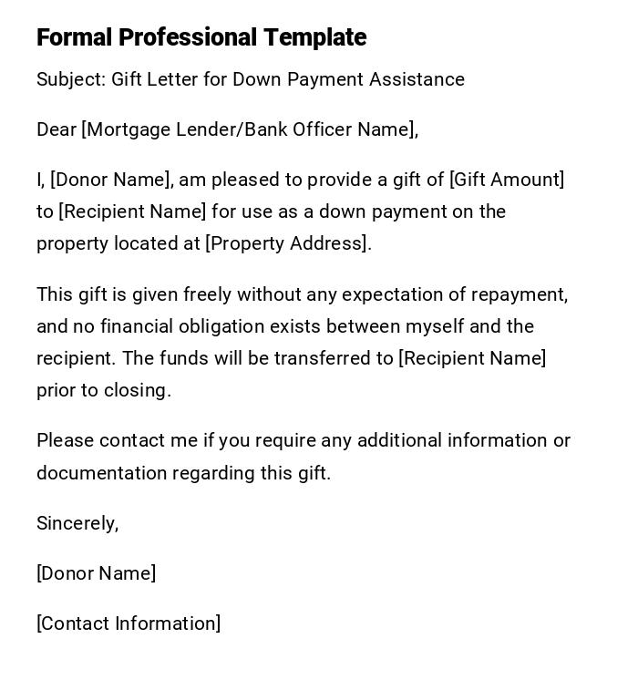 Formal Professional Template Formal Professional Template