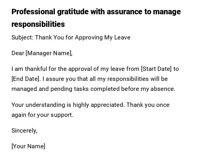 Professional gratitude with assurance to manage responsibilities Professional gratitude with assurance to manage responsibilities