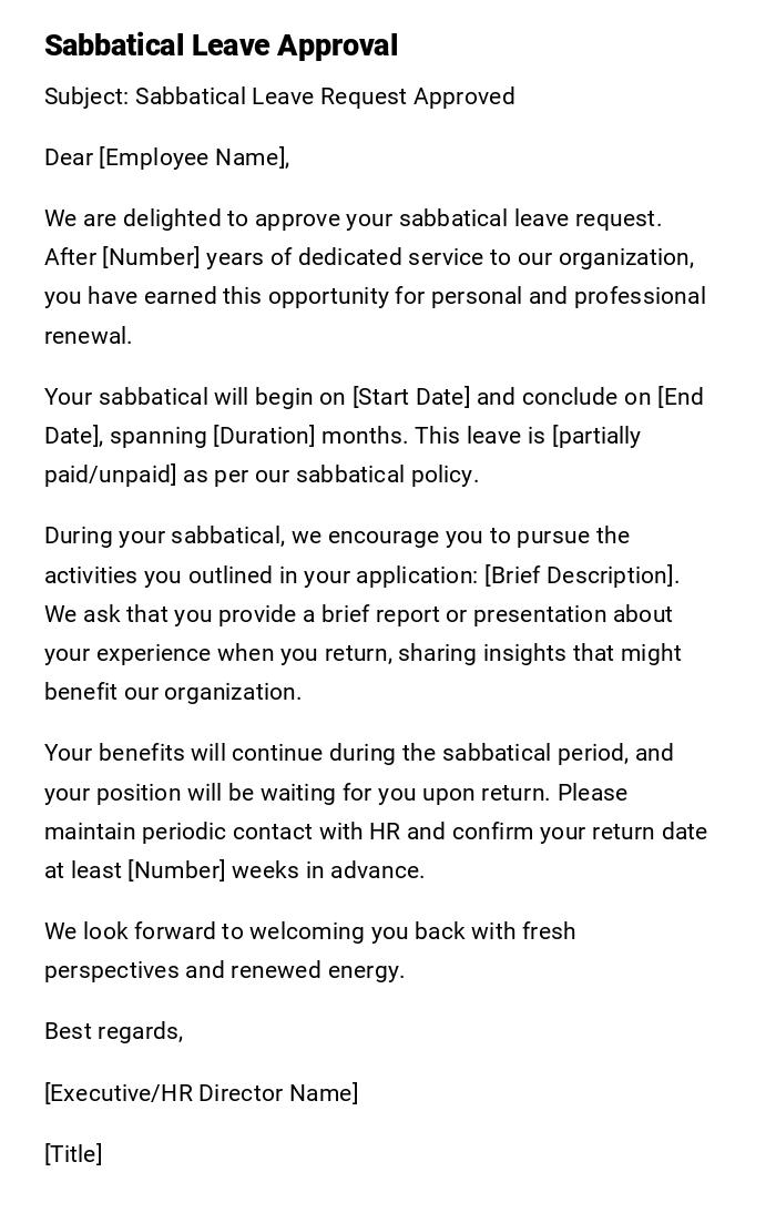 Sabbatical Leave Approval Sabbatical Leave Approval