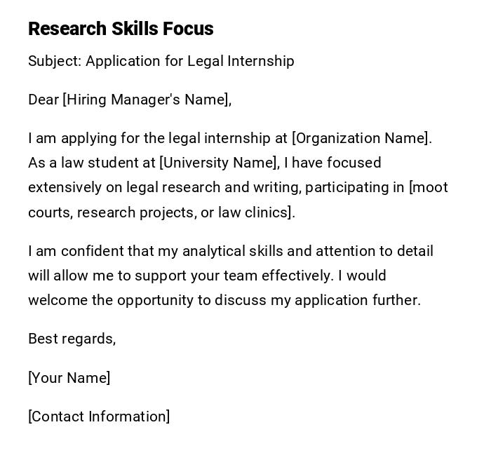 Research Skills Focus Research Skills Focus