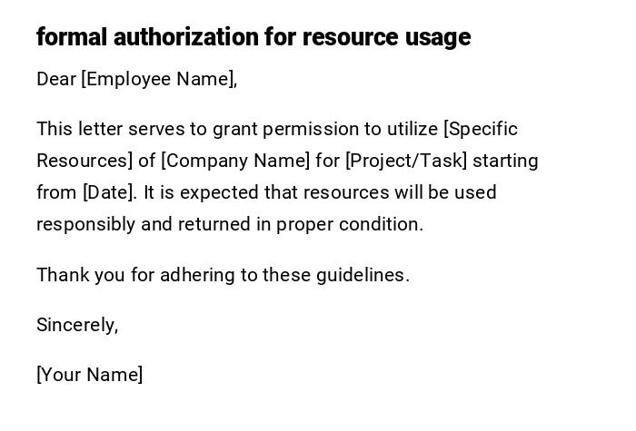formal authorization for resource usage formal authorization for resource usage