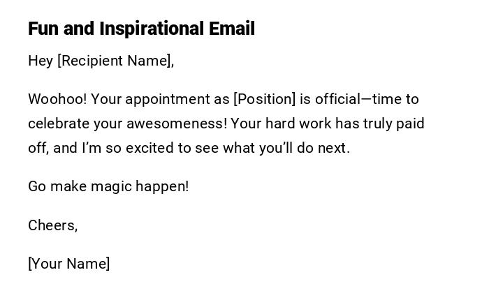 Fun and Inspirational Email Fun and Inspirational Email
