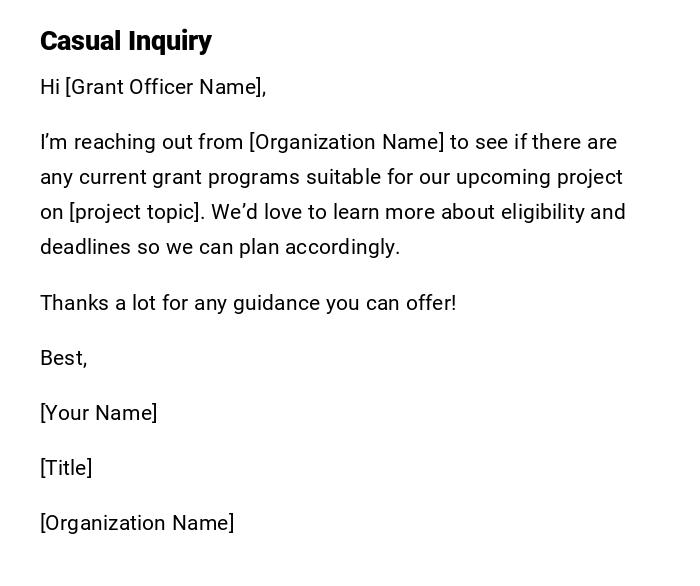 Casual Inquiry Casual Inquiry