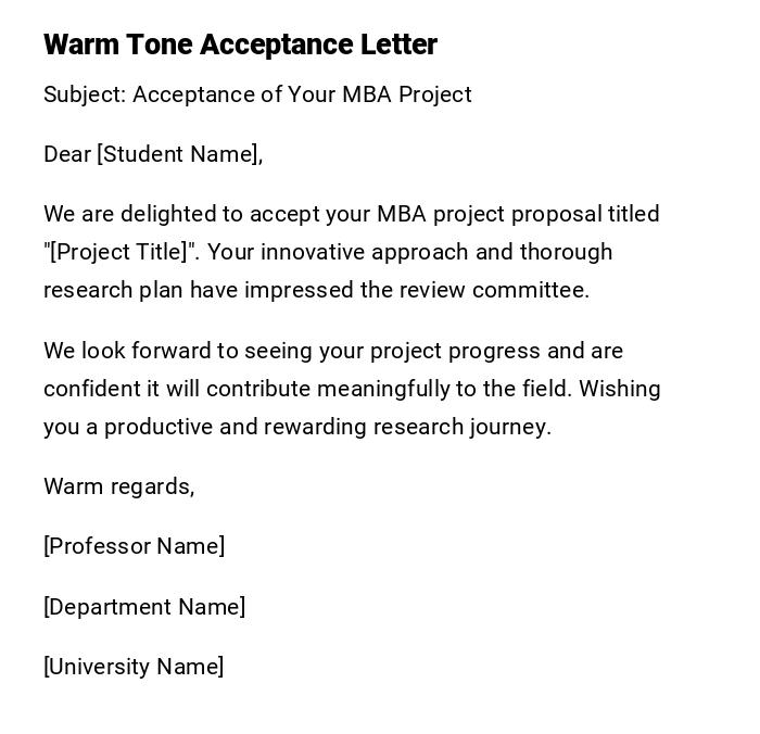 Warm Tone Acceptance Letter Warm Tone Acceptance Letter