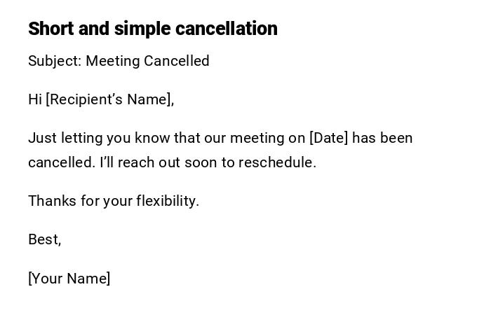 Short and simple cancellation Short and simple cancellation