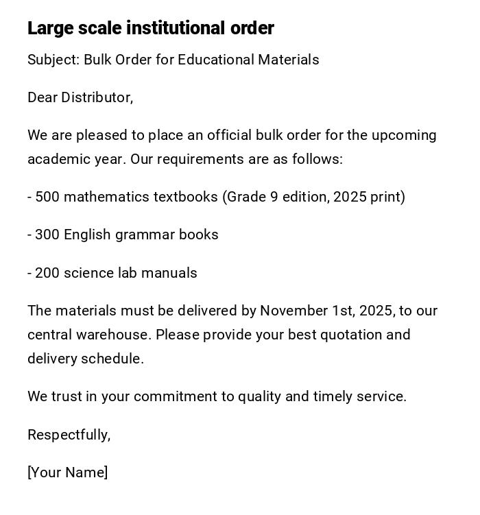 Large scale institutional order Large scale institutional order