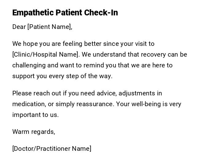 Empathetic Patient Check-In Empathetic Patient Check-In