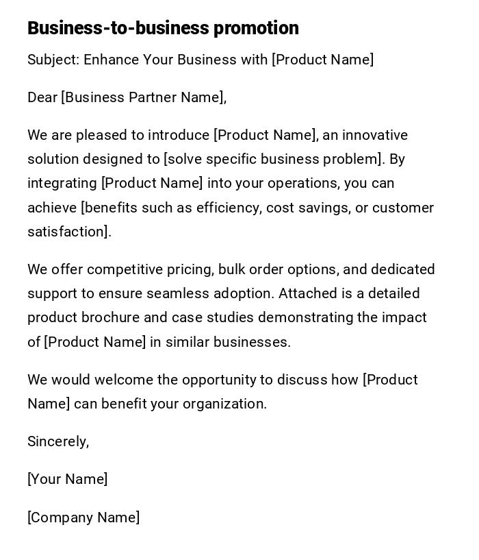 Business-to-business promotion Business-to-business promotion