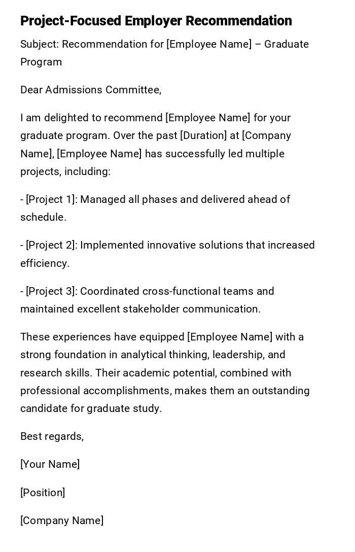 Project-Focused Employer Recommendation Project-Focused Employer Recommendation