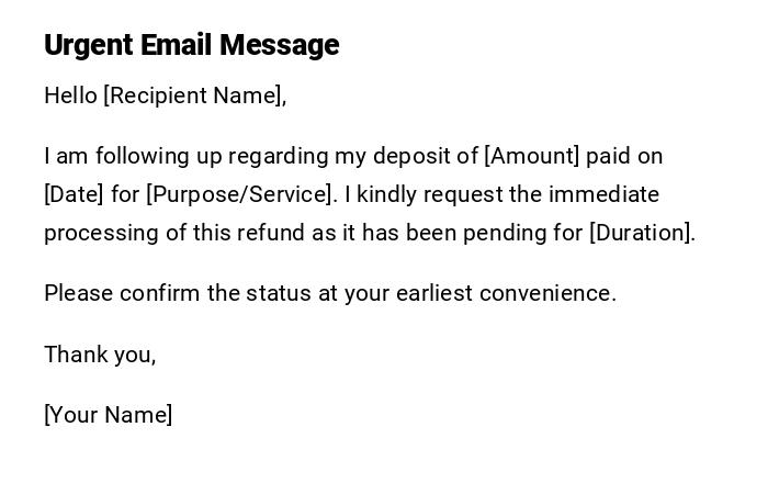 Urgent Email Message Urgent Email Message