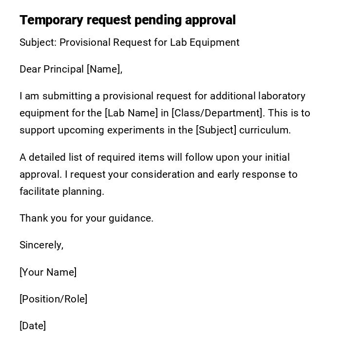 Temporary request pending approval Temporary request pending approval