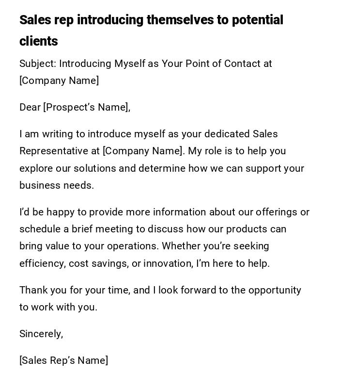Sales rep introducing themselves to potential clients Sales rep introducing themselves to potential clients