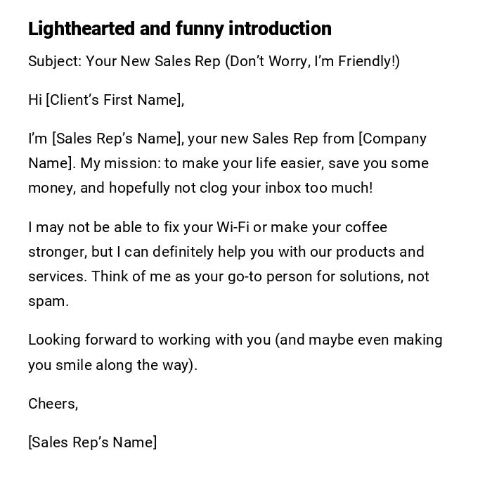 Lighthearted and funny introduction Lighthearted and funny introduction