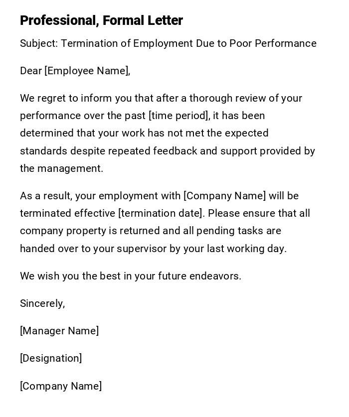 Professional, Formal Letter Professional, Formal Letter