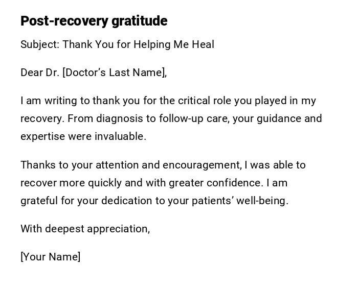 Post-recovery gratitude Post-recovery gratitude