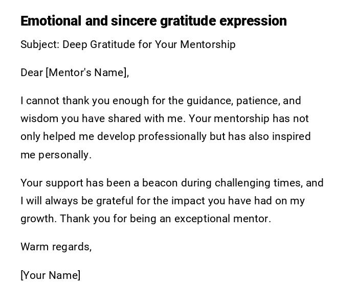 Emotional and sincere gratitude expression Emotional and sincere gratitude expression