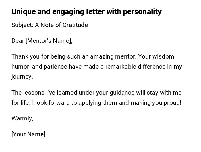 Unique and engaging letter with personality Unique and engaging letter with personality