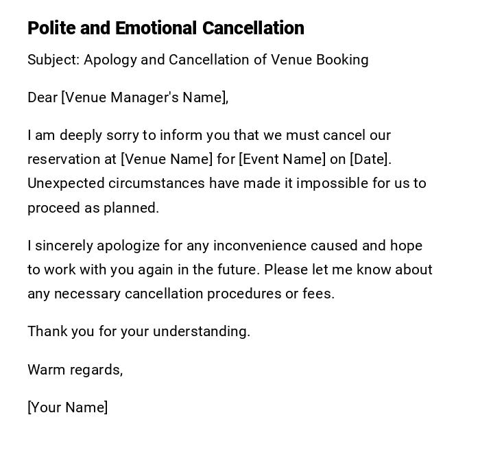 Polite and Emotional Cancellation